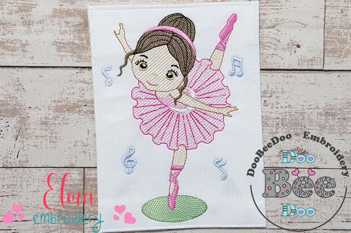 Ballerina Dancing - Rippled Stitch