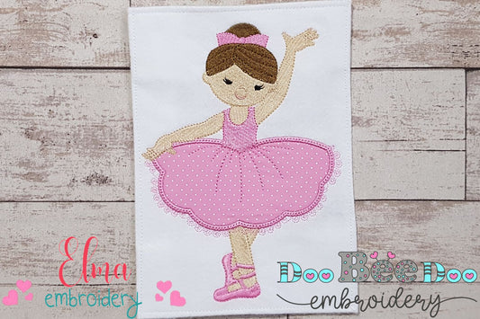 Ballerina Dancing 02 - Applique
