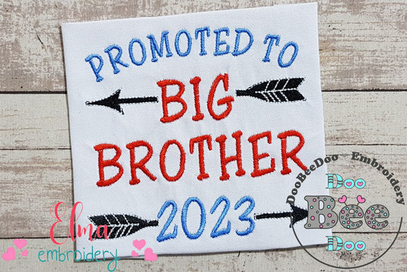 Promoted to Big Brother 2023 - Fill Stitch