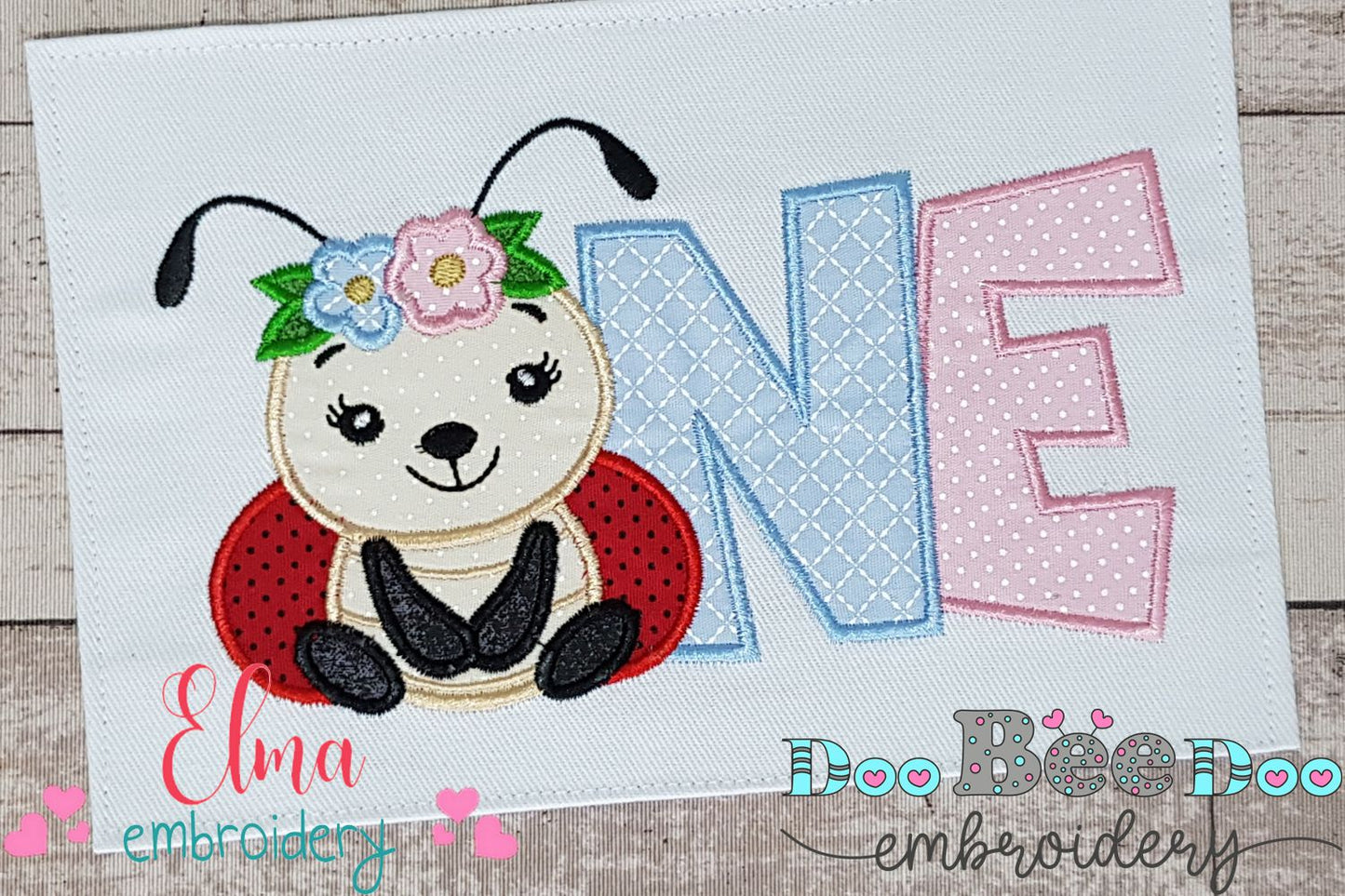 Cute Bug One 1st Birthday - Applique