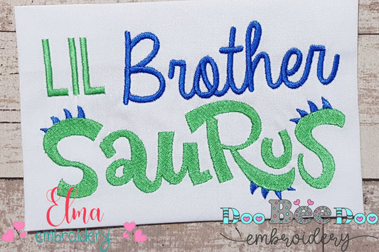 Lil Brother Saurus - Fill Stitch