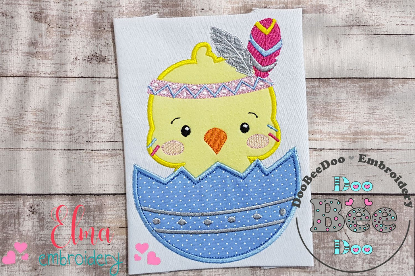 Indian Boho chick - Applique