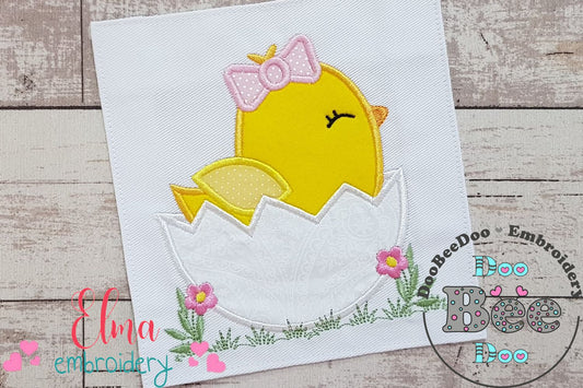 Chick in an Egg - Applique