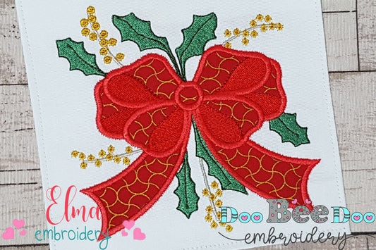 Christmas Bouquet - Applique Embroidery