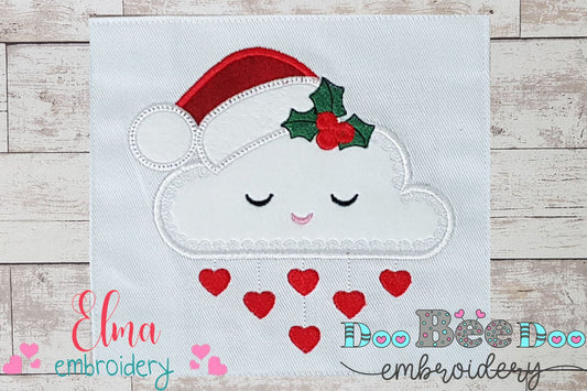 Christmas Cloud - Applique