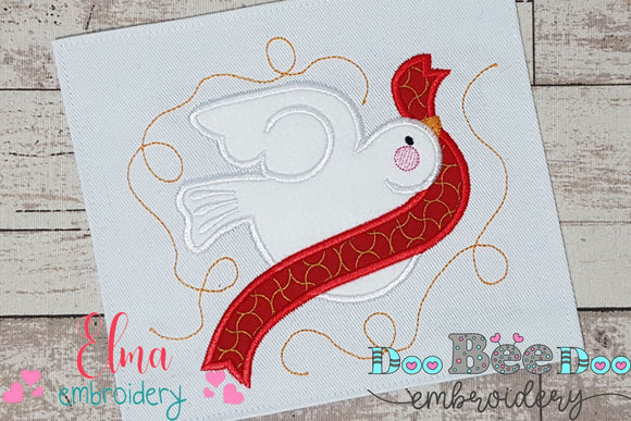 Christmas Dove - Applique