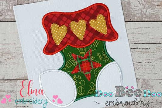 Christmas Elf Boot - Applique