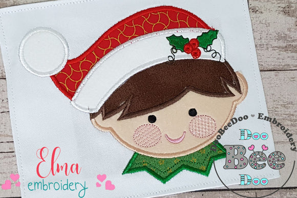 Elf Boy - Applique - Machine Embroidery Design
