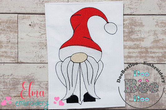 Christmas Gnome Santa Claus Big Hat - Fill Stitch