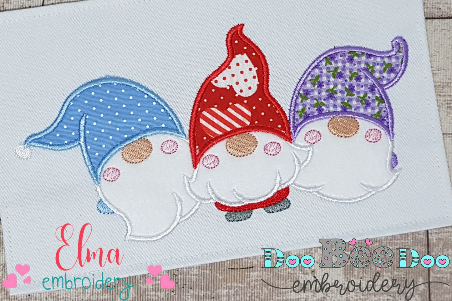 Three Gnomes - Applique