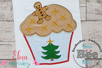 Christmas Muffin - Applique