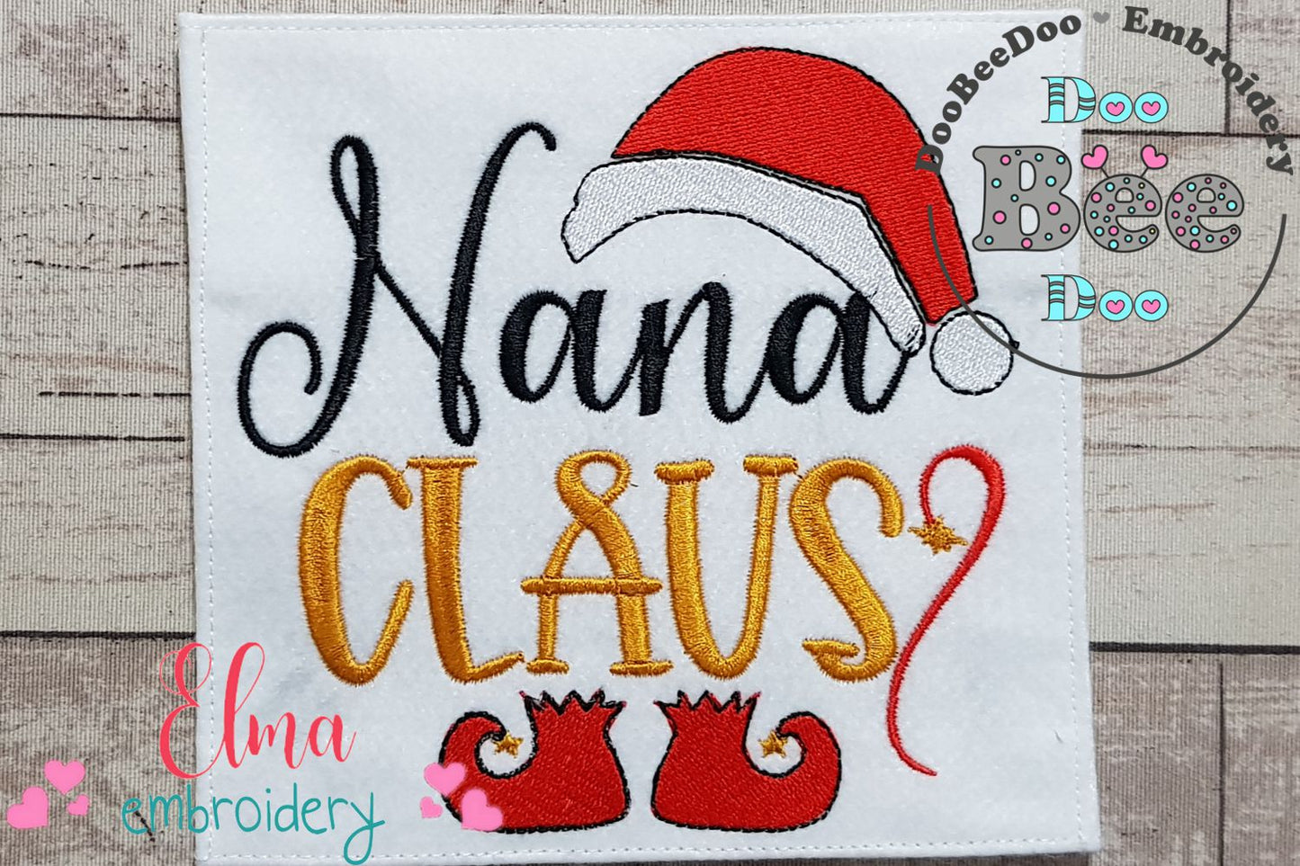 Nana Claus - Fill Stitch Embroidery