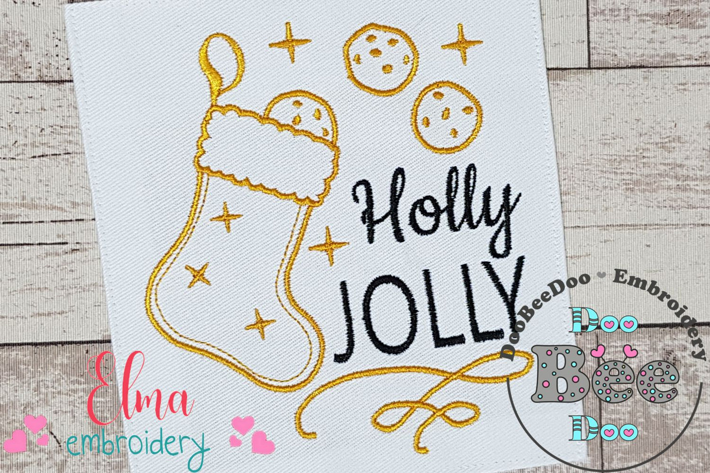 Holly Jolly - Fill Stitch