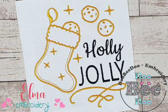 Holly Jolly - Fill Stitch
