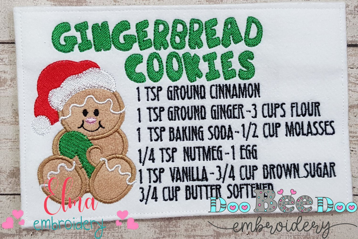 Gingerbread Cookies Recipe - Applique