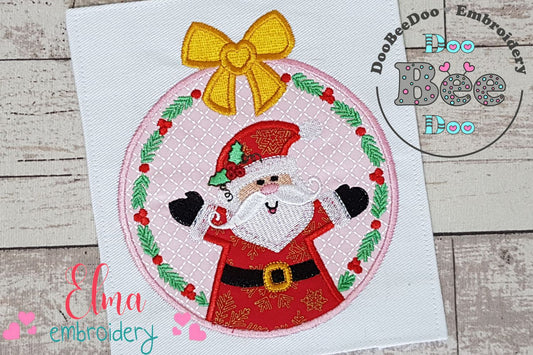 Santa Claus Frame - Applique