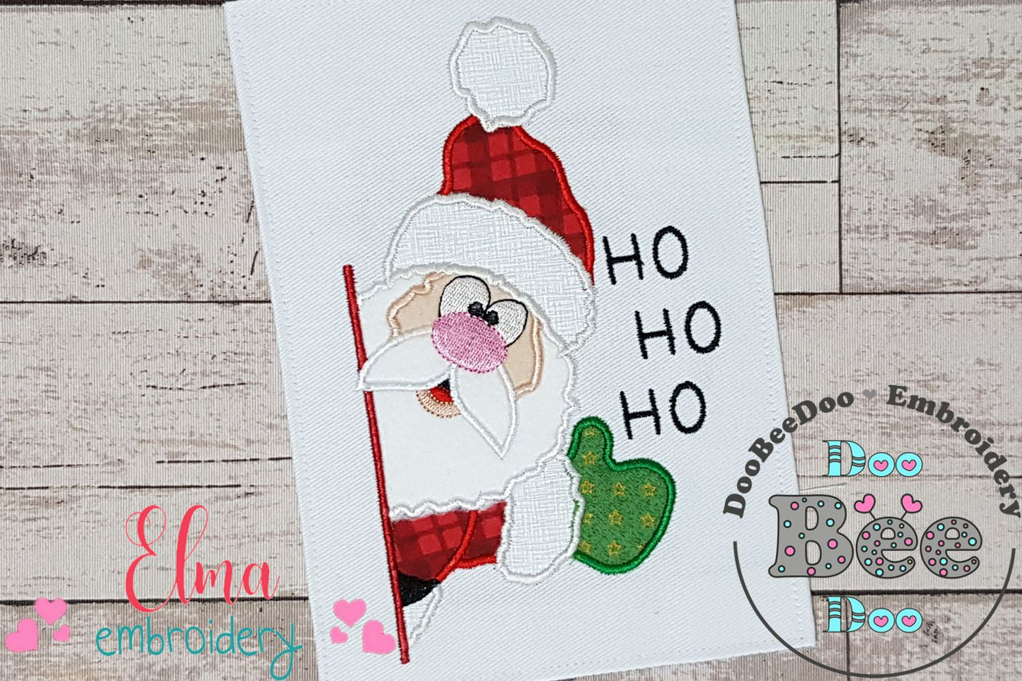Santa Claus Ho Ho Ho - Applique