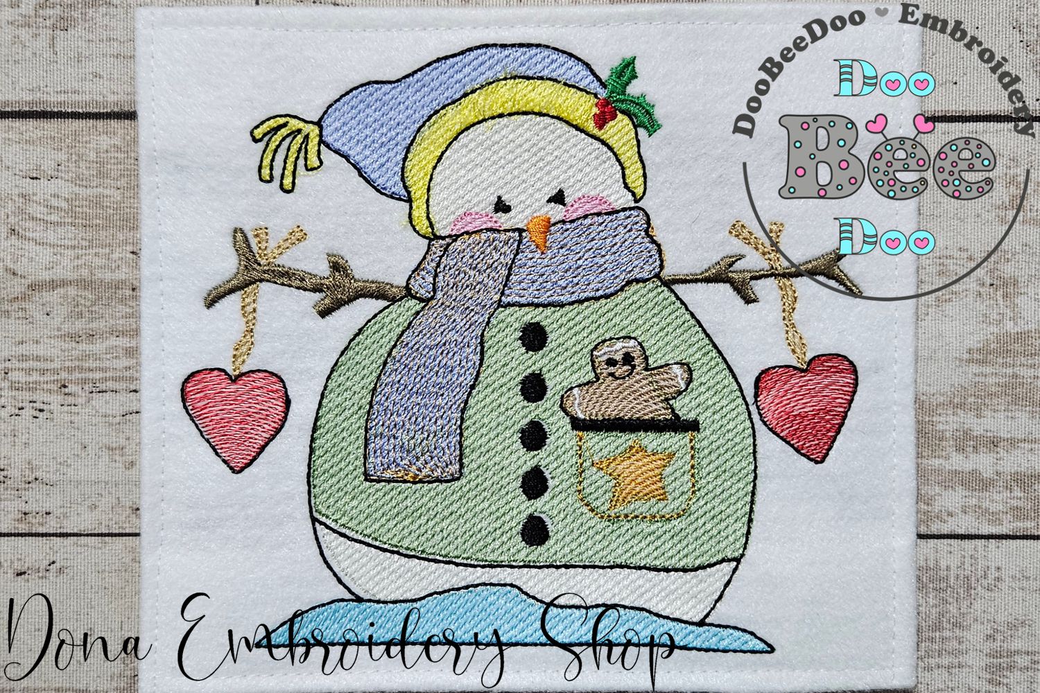 Christmas Cross Stitch Kits - Lot of 4 Snowman Bear Banner Mailbox