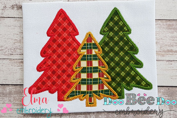 Christmas Tree Cluster - Applique