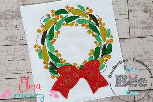 Christmas Wreath - Applique