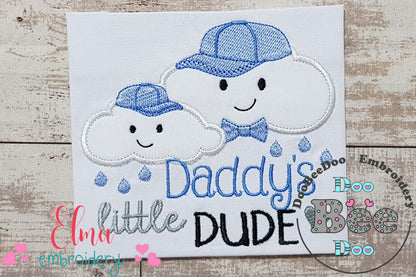 Cloud Daddy's Little Dude - Applique