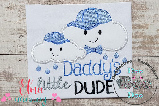 Cloud Daddy's Little Dude - Applique