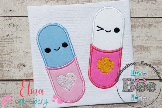 Medicine Pills - Applique