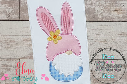 Easter Bunny Little Gnome - Applique