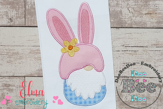 Easter Bunny Little Gnome - Applique