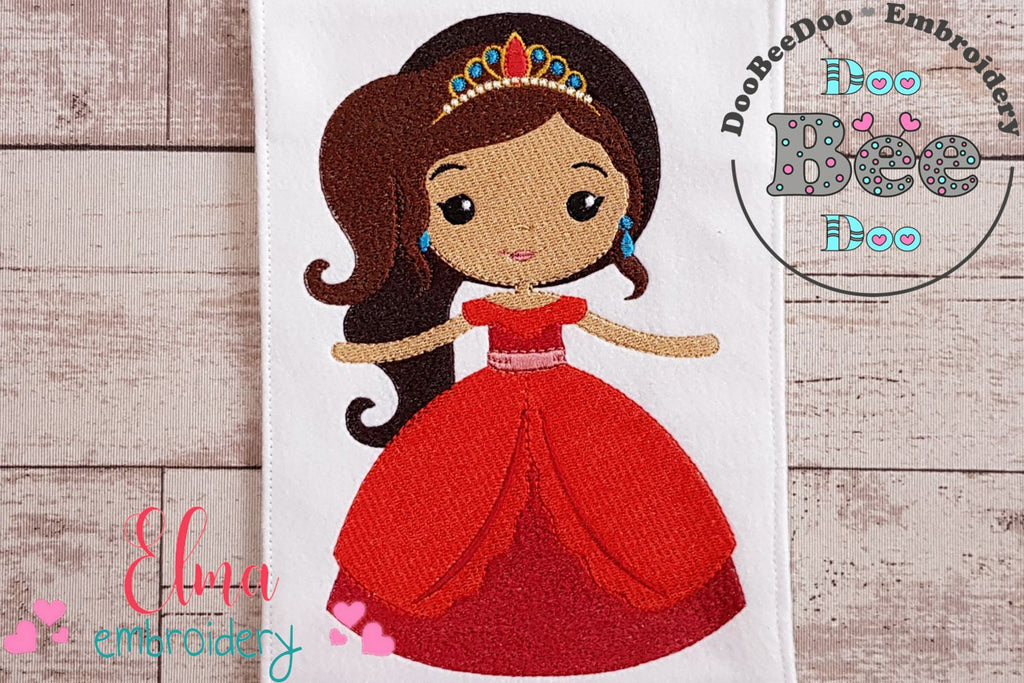 Princess Elena of Avalon - Fill Stitch Embroidery