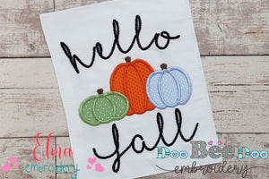 Hello Fall - Applique