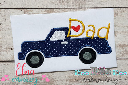 Daddy's Truck - Applique