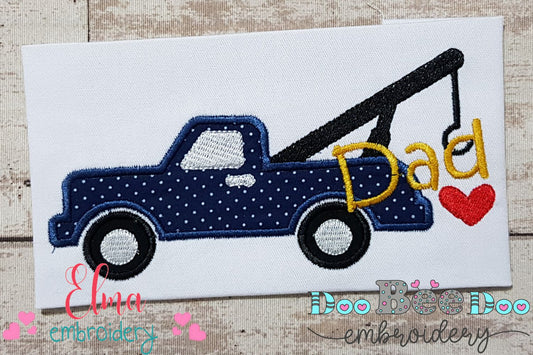 Daddy's Truck 02 - Applique
