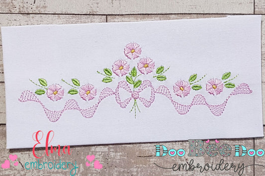 Lace and Little Flowers - Fill Stitch
