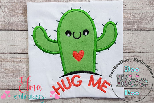 Cactus Hug Me - Applique