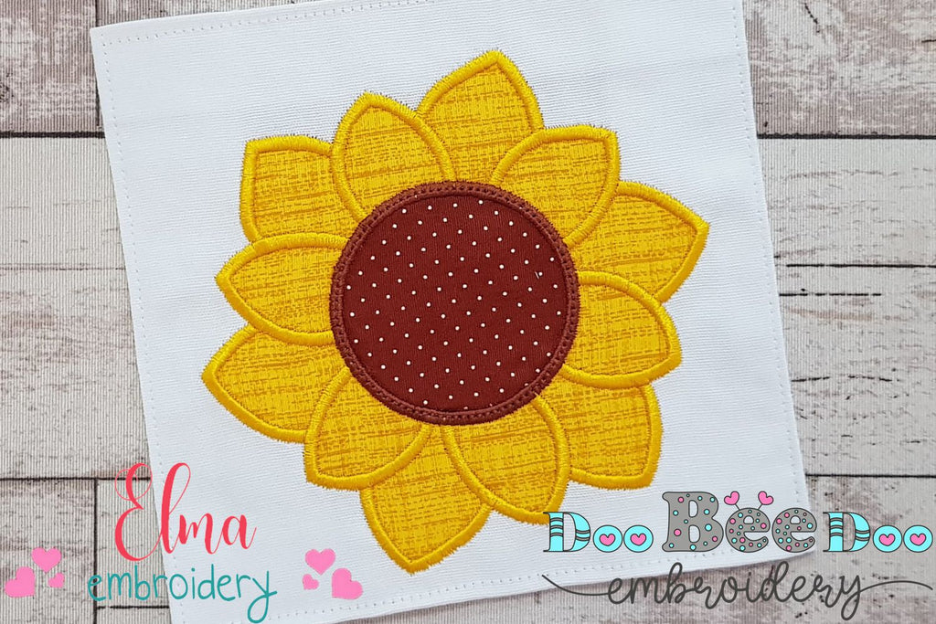 Summer Sunflower - Applique