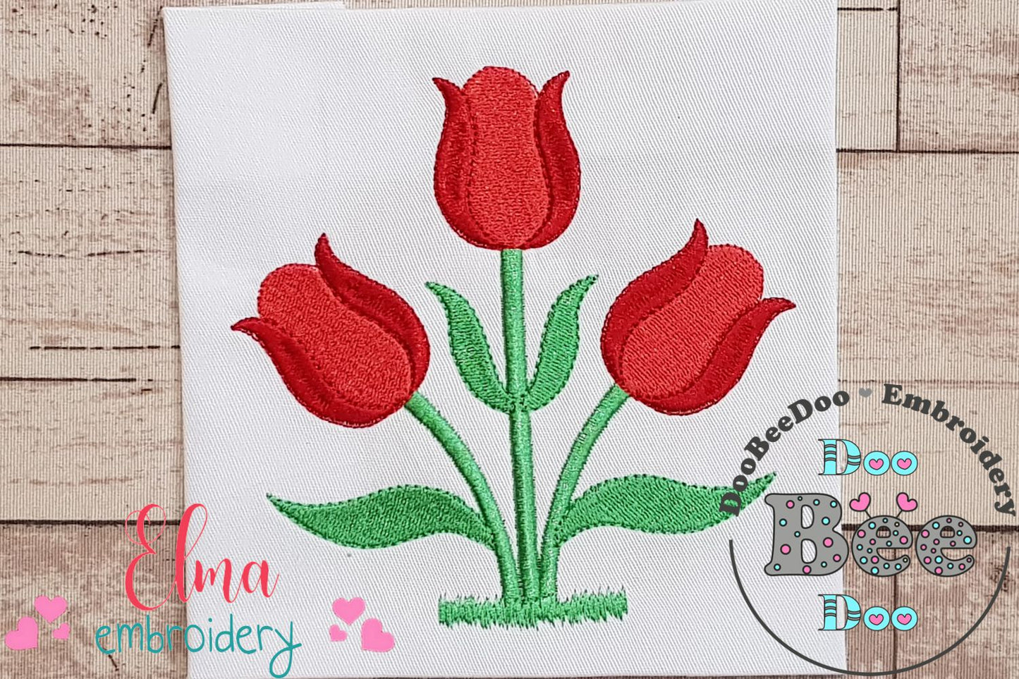 Tulips - Fill Stitch