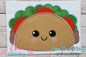 Happy Sandwich Taco - Applique