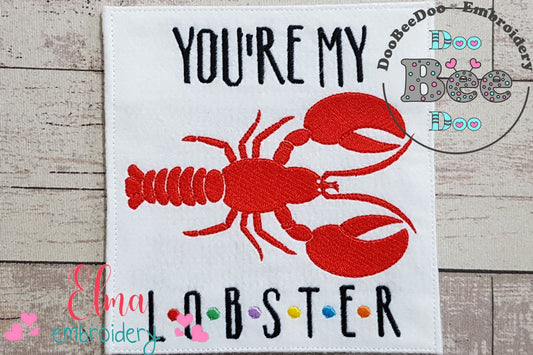 You're my Lobster - Fill Stitch