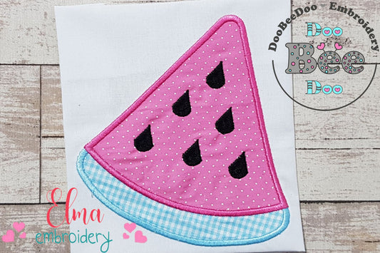 Summer Watermelon Slice - Applique