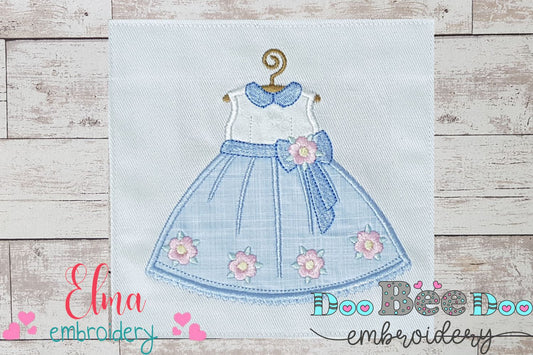 Dress on Hanger - Applique