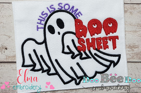 This is Some Boo Sheet Ghost - Fill Stitch