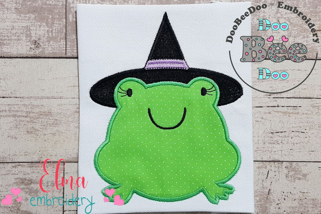 Wizard Frog Girl - Applique