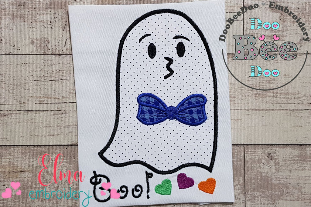 Halloween Ghost Boy Boo - Applique