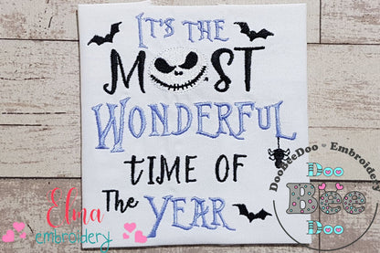 It's The Most Wonderful Time Of The Year - Fill Stitch