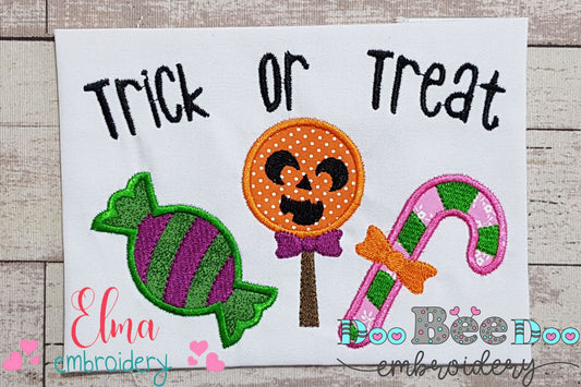 Candies Trick or Treat - Applique