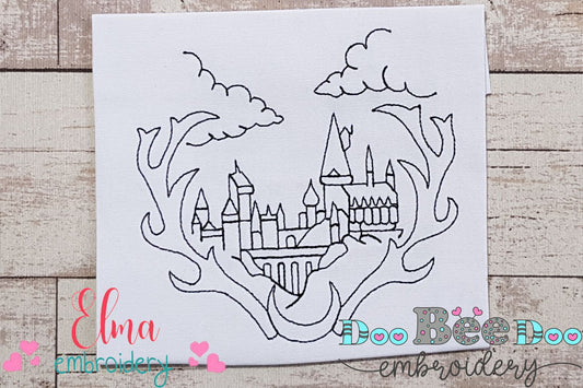 School of Magic Land - Redwork