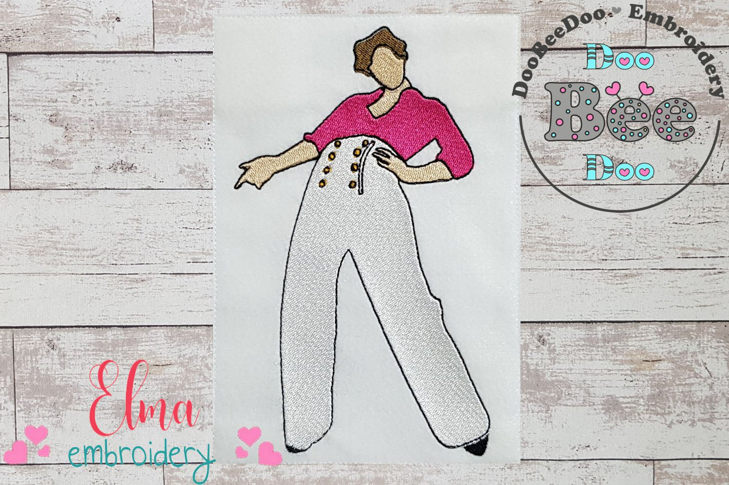 Harry Styles - Fill Stitch - Machine Embroidery Design