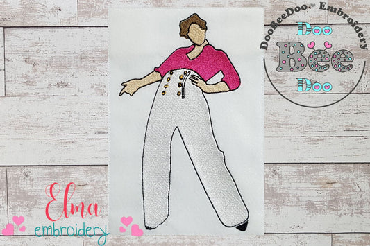 Harry Styles - Fill Stitch - Machine Embroidery Design