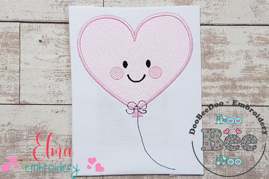 Heart Balloon - Applique